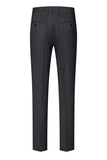 Dark Grey 3 Piece Peak Lapel Slim Fit Men's Wedding Suits