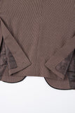 Taupe 3 Piece Slim Fit Notched Lapel One Button Men's Formal Suits
