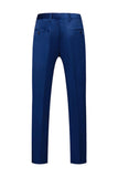 Blue Peak Lapel 2 Piece Slim Fit Prom Suits