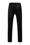 Black Peak Lapel 2 Piece Men's Suits