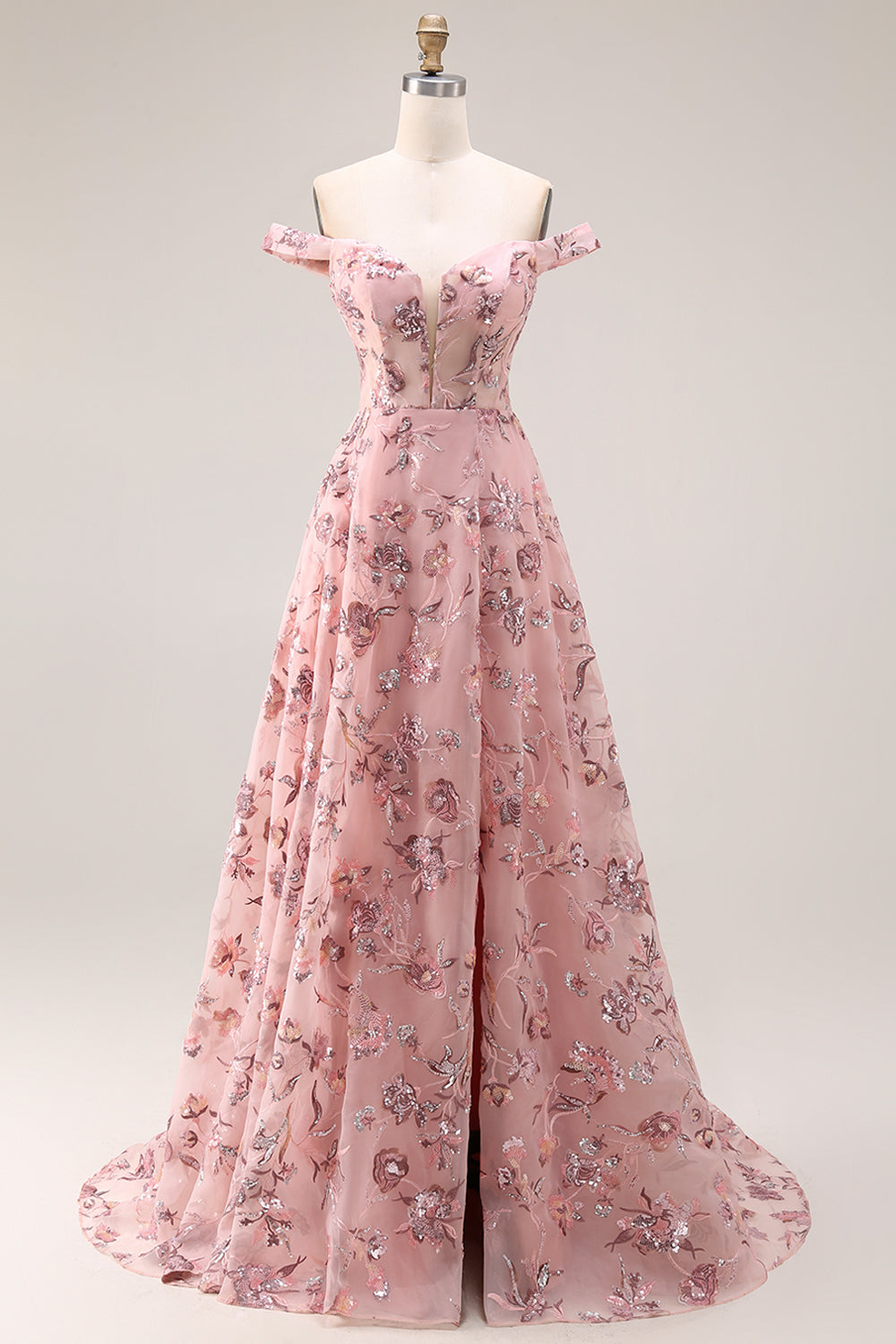 blush floral dress formal JILL JILL STUART BLUSH FLORAL JACQUARD HIGH LOW FORMAL PROM DRESS - SIZE 2