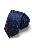 Men's Formal Navy Micro-Pattern Tie