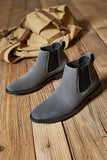 Black High-Top Casual Men's Shoes
