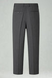 Navy Men's Suits Straight Leg Pants