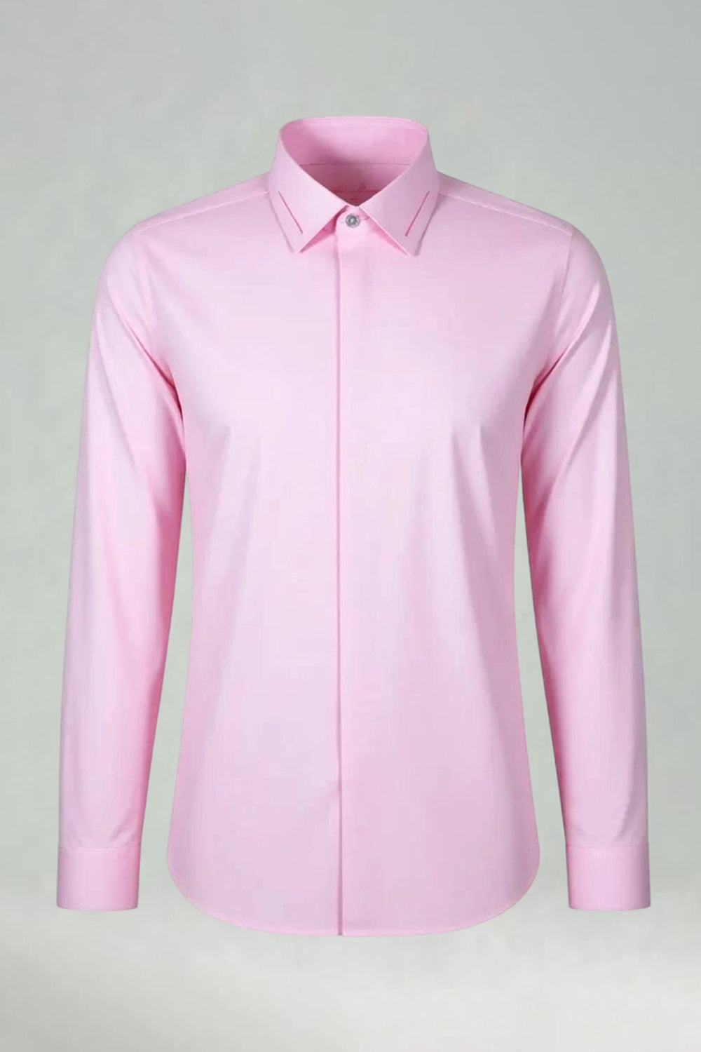 Zapaka Men's Suits Shirt Blush Solid Point Collar Slim Fit Long Sleeves Classic Shirt, Blush / 3XL Zapaka Men's Suits Shirt Blush Solid Point Collar Slim Fit Long Sleeves Classic Shirt, Blush / 3XL