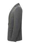 3 Piece Notched Lapel Men's Grey Suits