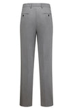 Grey Striped Peak Lapel 2 Piece Men's Suits