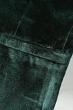 Notched Lapel Velvet Dark Green 2 Pieces Men's Prom Suits