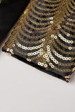 Sparkly Golden Notched Lapel 2 Pieces Men's Prom Suits