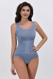 Coffee Tummy Control Butt Lifting Bodysuit Shapewear