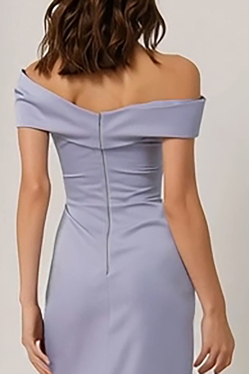 lilac off the shoulder bridesmaid dresses Lilac Chiffon Bridesmaid Dresses Long Off The Shoulder Ruched Short Sleeve Wedding Guest Party Dresses A Line Chiffon Formal Evening Gowns Dusty