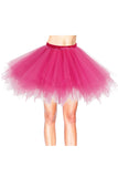 [US WAREHOUSE]Layered Tulle Petticoat Halloween Tutu Dance Skirt[2 For $9.99]-Random Color