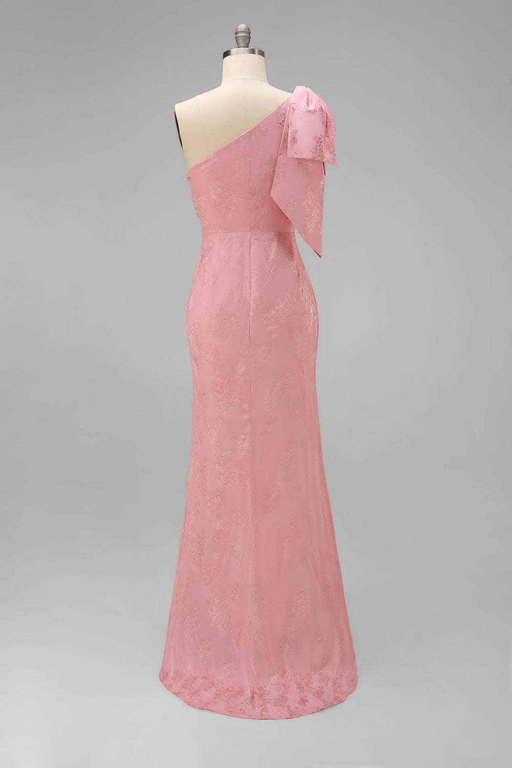blush pink bridesmaid dresses one shoulder Blush Pink Bridesmaid Dress Chiffon Size 0X