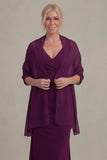 Chiffon 3/4 Sleeve Special Occasion Evening Mother's Wrap