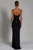 Black Sweetheart Mermaid Maxi Dress