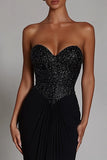 Black Sweetheart Mermaid Maxi Dress