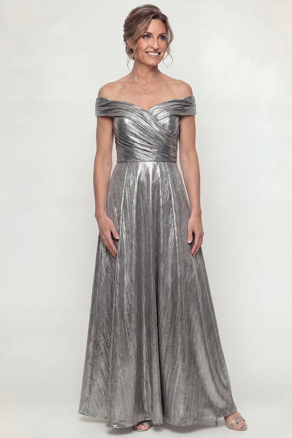 silver metallic bridesmaid dresses Silver Bridesmaid Dresses | Elegant & Stylish