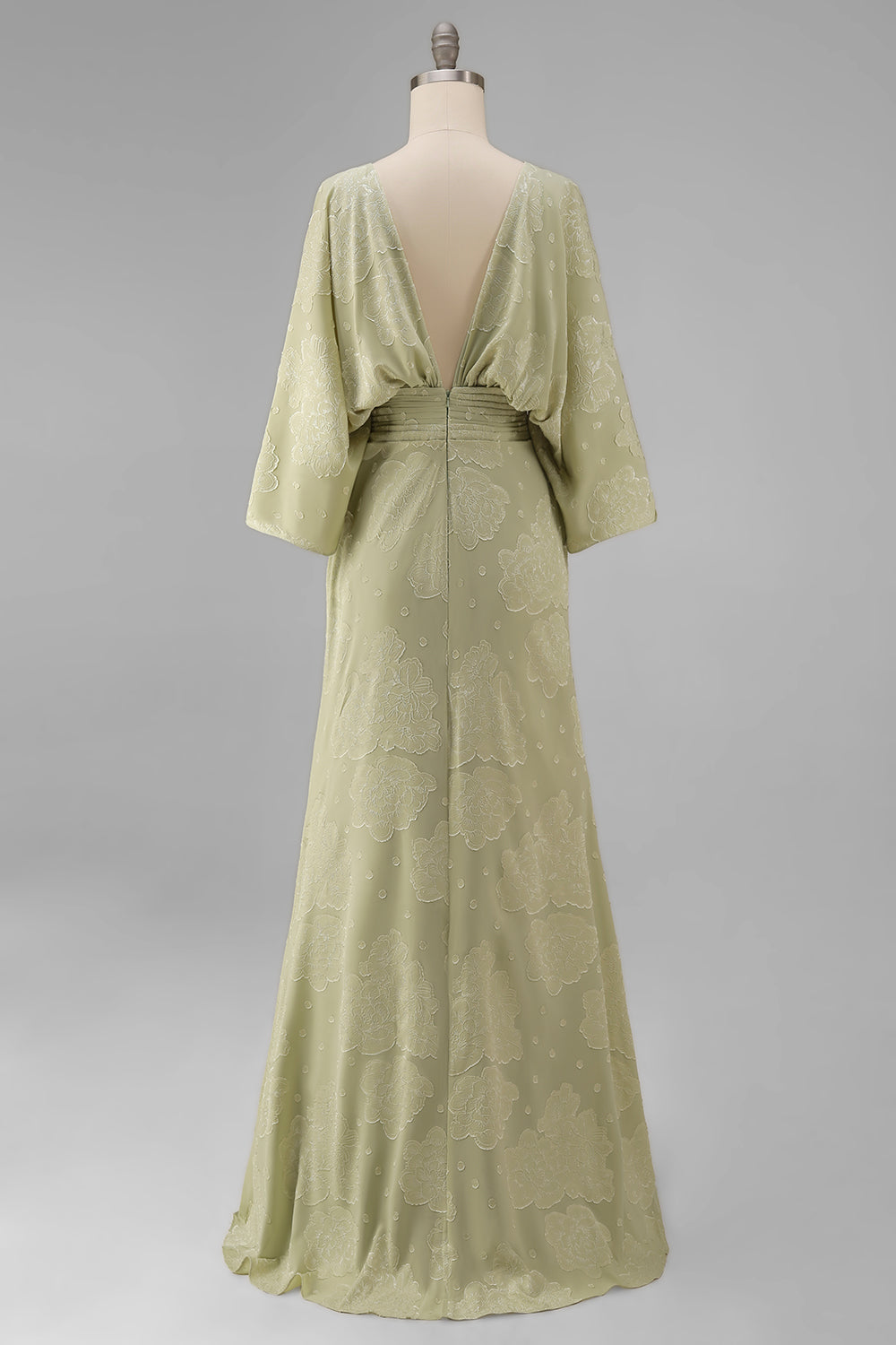sage green floral mother of the bride dress Baltic Born Womens Montaigne Ruffle Maxi Dress | Sage Floral main image 0