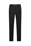 Black 3-Piece Peaked Lapel One Button Men's Suits