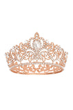 Crystal Prom Queen Pageant Golden Crown Tiara