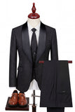 Light Pink Shawl Lapel One Button 3-Piece Men's Wedding Suits