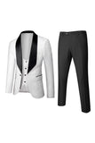 Light Pink Shawl Lapel One Button 3-Piece Men's Wedding Suits