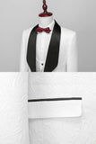 Light Pink Shawl Lapel One Button 3-Piece Men's Wedding Suits