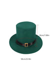 Retro Green Shamrock Slim Fit Tuxedo Jacket with Hat