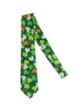 Army Green Printed Formal Tie