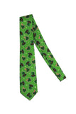 Army Green Printed Formal Tie