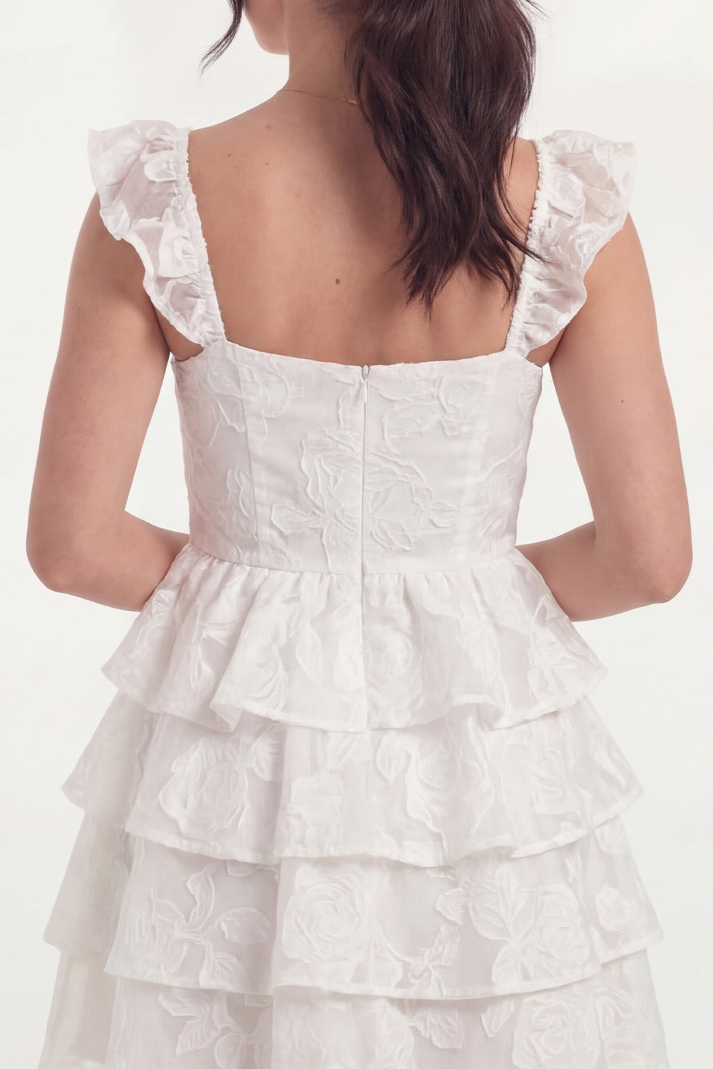 white graduation dress corset Summer Dresses for Women 2025 Off-Shoulder Lace Frills Poofy A-Line Skirt Short White Corset Gown for Graduation, Homecoming,XS at Amazon Women's Clothing store