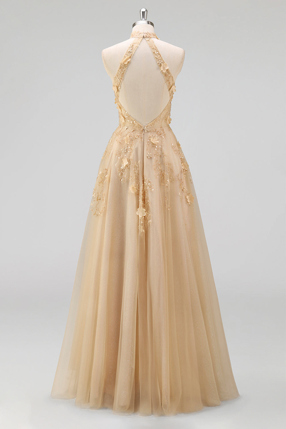 blush and gold prom dress Blush Prom 20502 Champagne Rose Gold Sequin Fit-n-Flare Dress