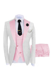 Dark Green 3 Piece Shawl Lapel One Button Men's Prom Suits