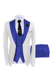 Dark Green 3 Piece Shawl Lapel One Button Men's Prom Suits