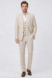Blue Notched Lapel Single Breasted Men's Wedding Suits