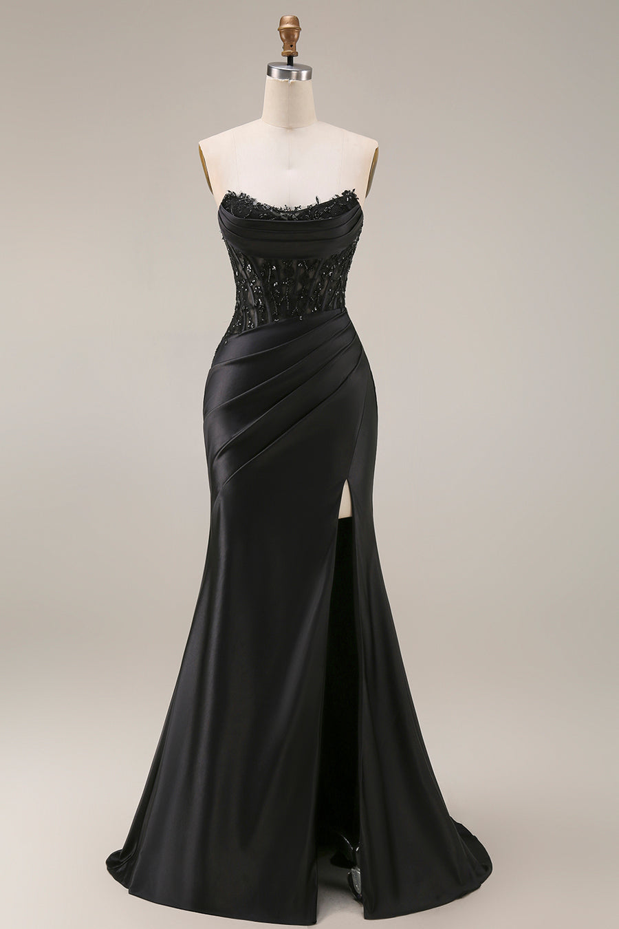 spaghetti strap prom dress Long Formal Spaghetti Strap Prom Dress