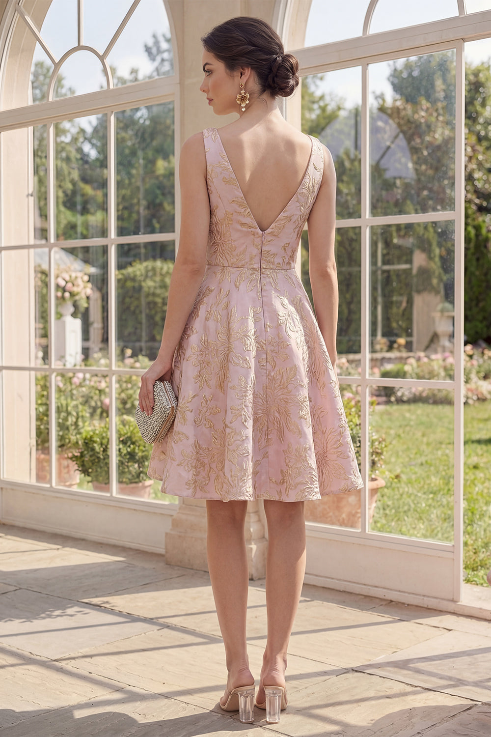 blush midi wedding dress 25 Trending Blush and Pink Wedding Dress Styles for 2024