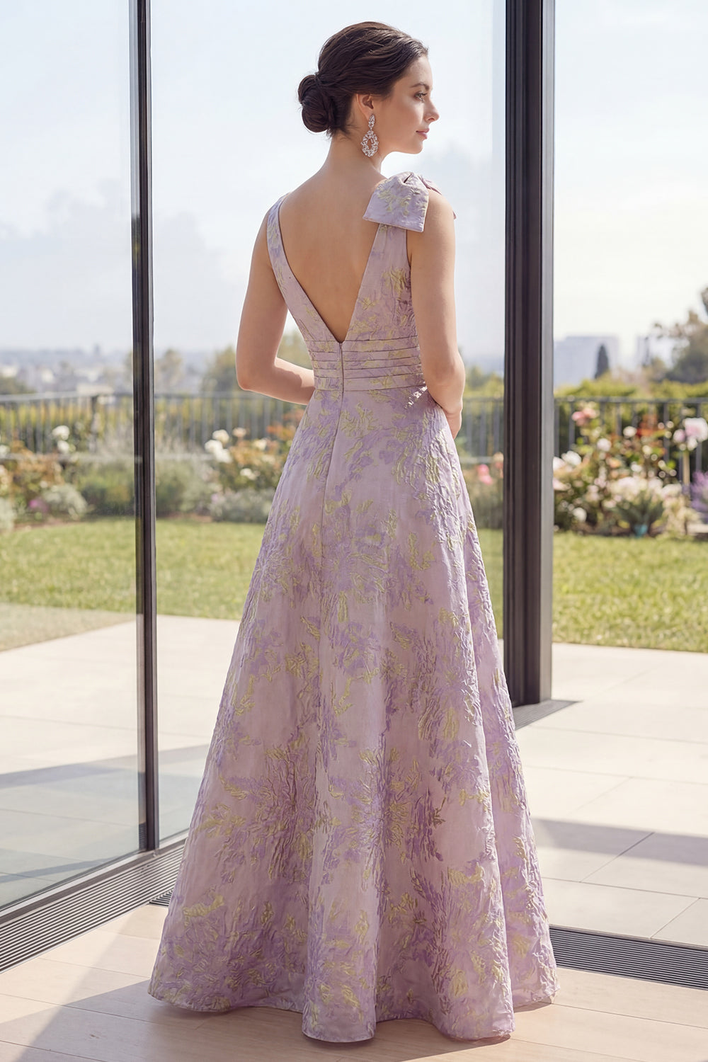 dusty lilac maxi dress Lovely Dusty Purple Dress - Maxi Dress - Gown - Bridesmaid Dress