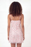 Sparkly Pink A-Line Sequins Mini Graduation Dress