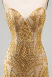Sparkly Golden Bodycon Sweetheart Sequins Mini Homecoming Dress