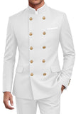 Navy 2 Piece Double Breasted Men's Suits