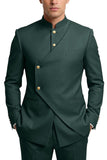 Single Breasted Coffee 2 Piece Men's Prom Suits
