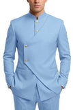 Single Breasted Coffee 2 Piece Men's Prom Suits