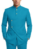 Single Breasted Coffee 2 Piece Men's Prom Suits
