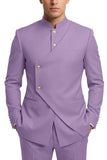 Single Breasted Coffee 2 Piece Men's Prom Suits