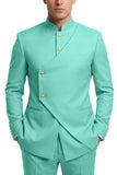 Single Breasted Coffee 2 Piece Men's Prom Suits