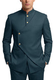 Single Breasted Coffee 2 Piece Men's Prom Suits