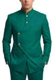 Single Breasted Coffee 2 Piece Men's Prom Suits