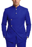 Single Breasted Coffee 2 Piece Men's Prom Suits