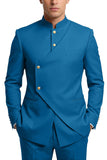 Single Breasted Coffee 2 Piece Men's Prom Suits